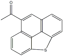 1-Acetylphenanthro[4,5-bcd]thiophene Struktur