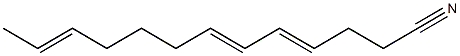 4,6,11-Tridecatrienenitrile Struktur