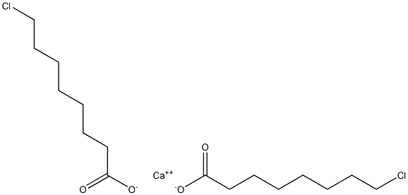 Bis(8-chlorooctanoic acid)calcium salt Struktur