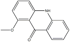 1-Methoxyacridin-9(10H)-one Struktur