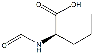 [R,(-)]-2-(Formylamino)valeric acid Struktur