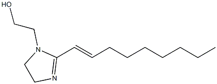 2-(1-Nonenyl)-2-imidazoline-1-ethanol Struktur