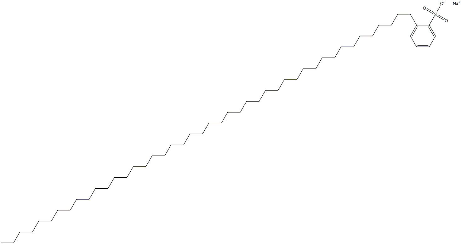 2-(Tetratetracontan-1-yl)benzenesulfonic acid sodium salt Struktur