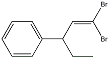 1,1-Dibromo-3-phenyl-1-pentene Struktur