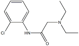 N-[2-Chlorophenyl]-2-(diethylamino)acetamide Struktur