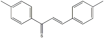 (E)-4'-Methyl-4-methylthiochalcone Struktur