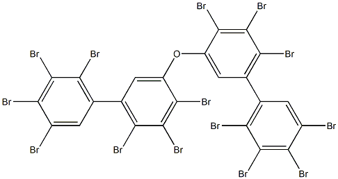 (3,4,5,6-Tetrabromophenyl)(2,3,4-tribromophenyl) ether Struktur