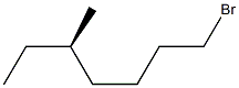 [R,(-)]-1-Bromo-5-methylheptane Struktur