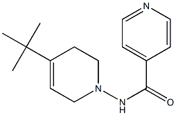 N-[(4-tert-Butyl-1,2,5,6-tetrahydropyridin)-1-yl]pyridine-4-carboxamide Struktur