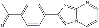 2-(4-Acetylphenyl)imidazo[1,2-a]pyrimidine Struktur