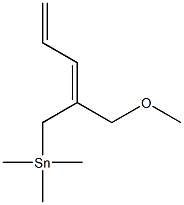 [(2Z)-2-Methoxymethyl-2,4-pentadienyl]trimethylstannane Struktur