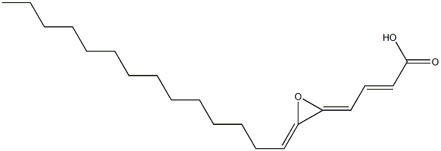 5,6-trans-Epoxyeicosatrienoic acid Struktur