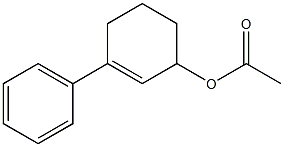 Acetic acid 3-phenyl-2-cyclohexenyl ester Struktur