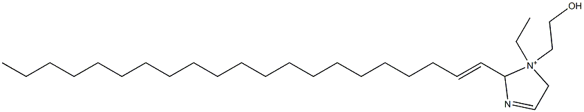 1-Ethyl-2-(1-henicosenyl)-1-(2-hydroxyethyl)-3-imidazoline-1-ium Struktur