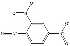 2,4-Dinitro-1-benzenediazonium Struktur