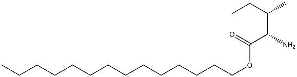 DL-Isoleucine myristyl ester Struktur