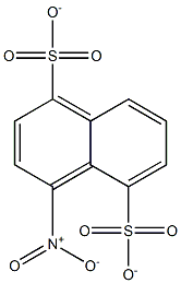 4-Nitro-1,5-naphthalenedisulfonate Struktur