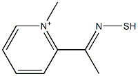 1-Methyl-2-[methylthio(hydroxyimino)methyl]pyridinium Struktur