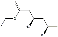 (3R,5R)-3,5-Dihydroxyhexanoic acid ethyl ester Struktur