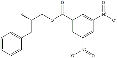 3,5-Dinitrobenzoic acid (2S)-2-benzylpropyl ester Struktur