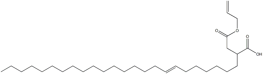 2-(7-Tetracosenyl)succinic acid 1-hydrogen 4-allyl ester Struktur