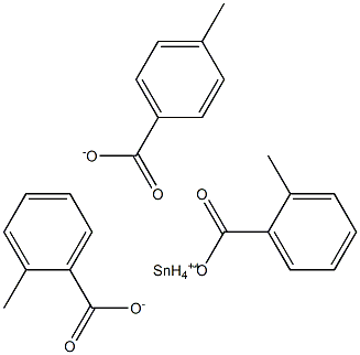 Tin(II)2-methylbenzoate 4-methylbenzoate Struktur