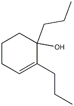 1,2-Dipropyl-2-cyclohexen-1-ol Struktur