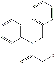 N-Benzyl-N-phenyl-2-chloroacetamide Struktur