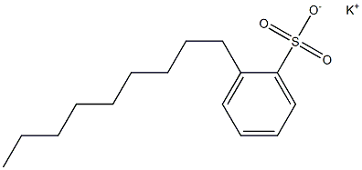 2-Nonylbenzenesulfonic acid potassium salt Struktur