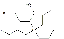 (E)-2-(Tributylstannyl)-2-butene-1,4-diol Struktur