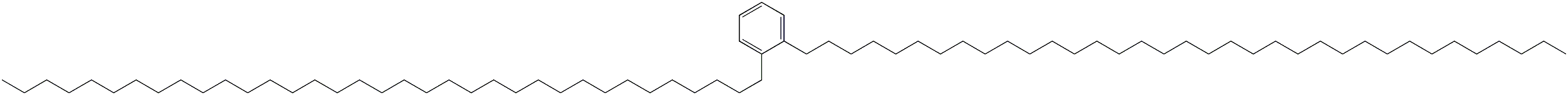 1,2-Di(pentatriacontan-1-yl)benzene Struktur