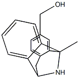 3-(Hydroxymethyl)-5-methyl-10,11-dihydro-5H-dibenzo[a,d]cyclohepten-5,10-imine Struktur