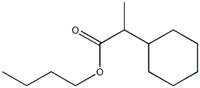 2-Cyclohexylpropionic acid butyl ester Struktur