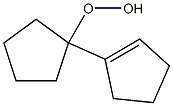 1-(1-Cyclopentenyl)cyclopentyl hydroperoxide Struktur