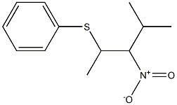 2-Methyl-3-nitro-4-(phenylthio)pentane Struktur