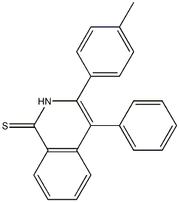 3-(4-Methylphenyl)-4-phenyl-1(2H)-isoquinolinethione Struktur