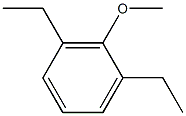 1-Methoxy-2,6-diethylbenzene Struktur