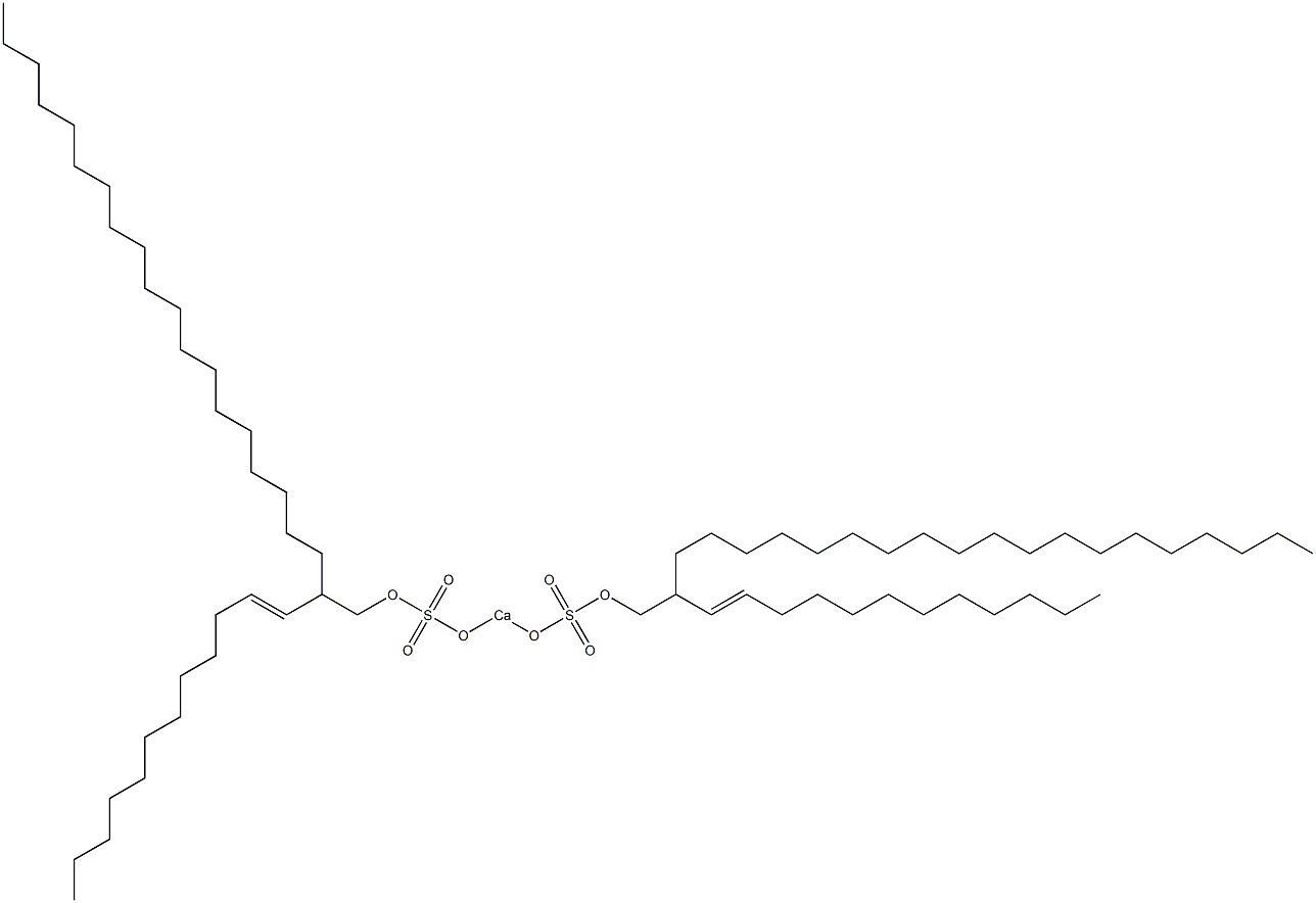 Bis[2-(1-dodecenyl)henicosyloxysulfonyloxy]calcium Struktur