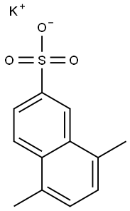 5,8-Dimethyl-2-naphthalenesulfonic acid potassium salt Struktur