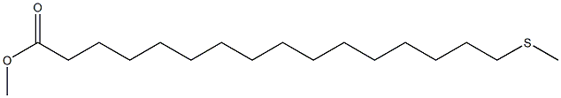 17-Thiaoctadecanoic acid methyl ester Struktur