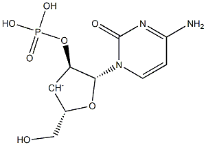 (Cytidine 2',3'-phosphoric acid)anion Struktur