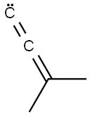 (Dimethylvinylidene)carbene Struktur