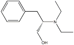 [S,(+)]-2-(Diethylamino)-3-phenyl-1-propanol Struktur