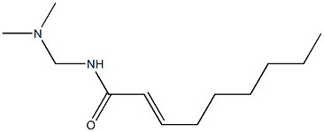 N-[(Dimethylamino)methyl]-2-nonenamide Struktur