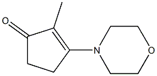 2-Methyl-3-morpholino-2-cyclopenten-1-one Struktur