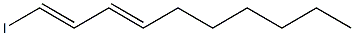 (3E)-1-Iodo-1,3-decadiene Struktur