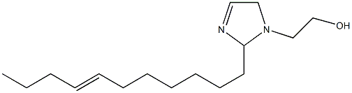 2-(7-Undecenyl)-3-imidazoline-1-ethanol Struktur