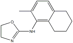 5,6,7,8-Tetrahydro-2-methyl-N-(2-oxazolin-2-yl)-1-naphthalenamine Struktur