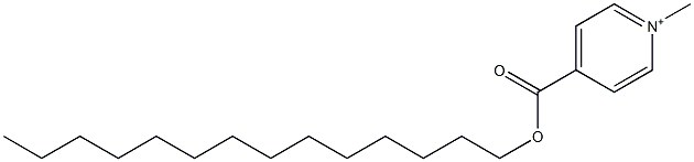 1-Methyl-4-[(tetradecyloxy)carbonyl]pyridinium Struktur