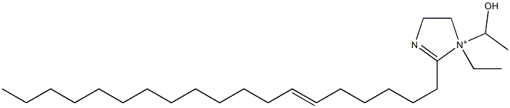 1-Ethyl-1-(1-hydroxyethyl)-2-(6-nonadecenyl)-2-imidazoline-1-ium Struktur